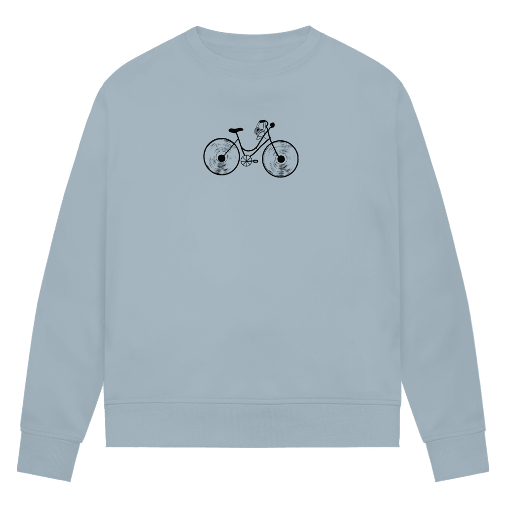Damen Premium Bio Sweatshirt Viny Ride - ZweiRadZauber