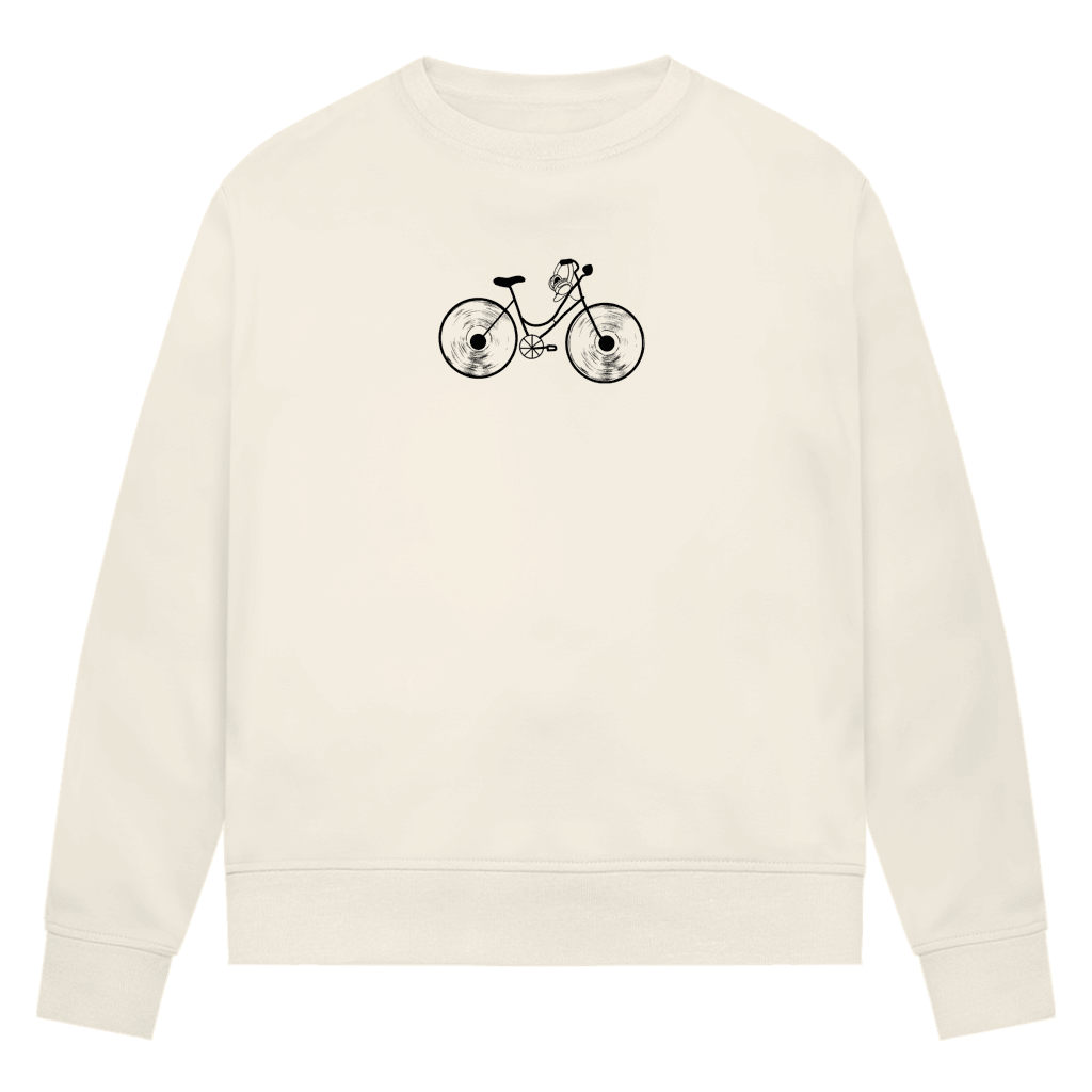 Damen Premium Bio Sweatshirt Viny Ride - ZweiRadZauber