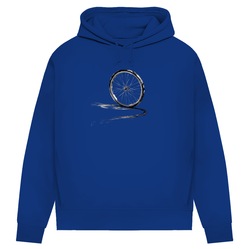 Damen Premium Bio Hoodie Im Schwung - ZweiRadZauber