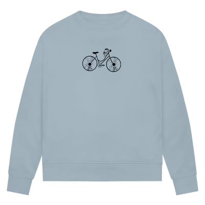 Damen Premium Bio Sweatshirt Viny Ride - ZweiRadZauber