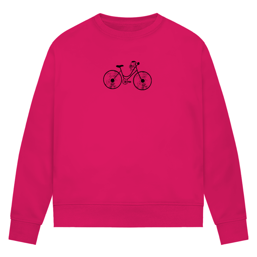 Damen Premium Bio Sweatshirt Viny Ride - ZweiRadZauber