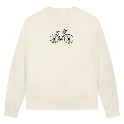 Damen Premium Bio Sweatshirt Viny Ride - ZweiRadZauber