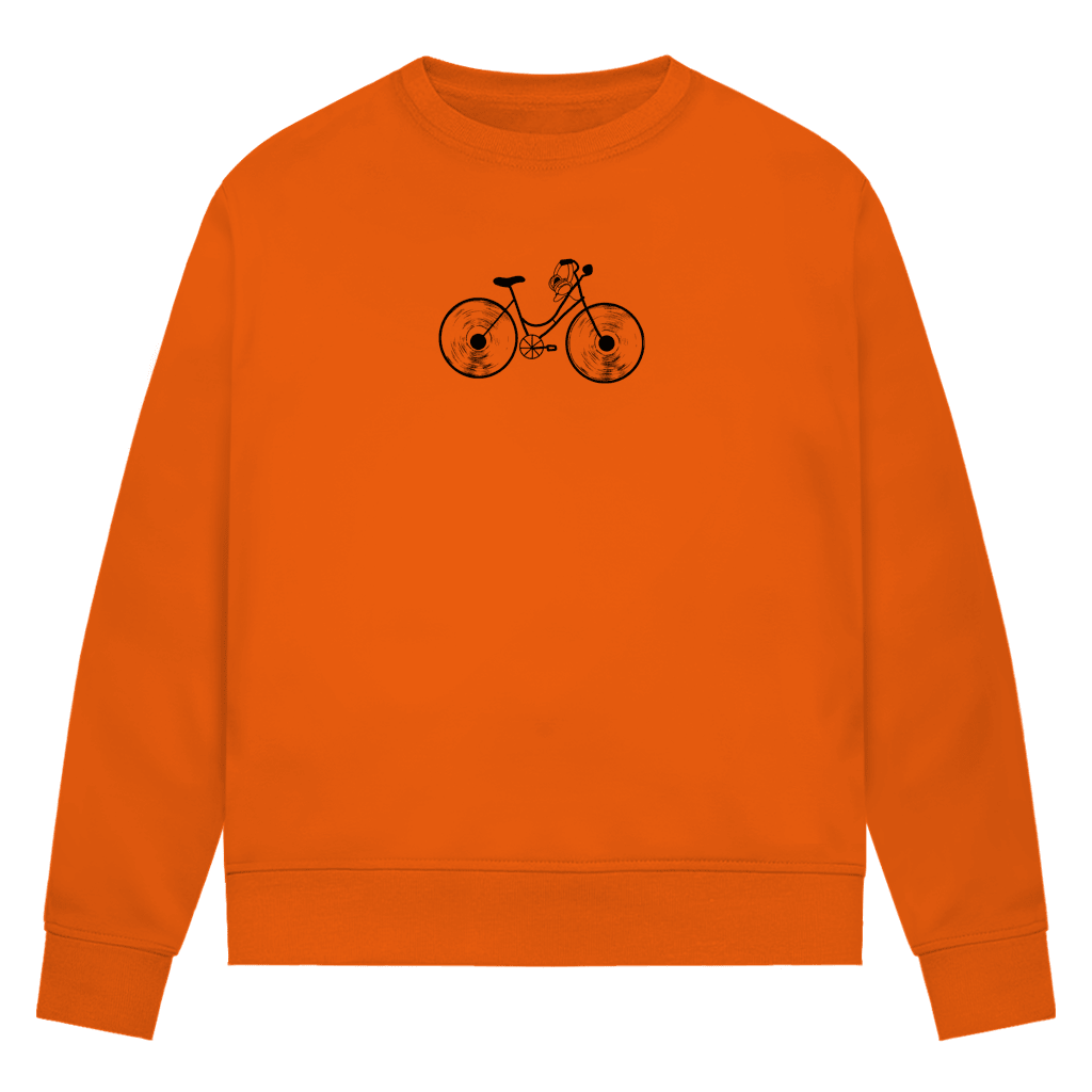 Damen Premium Bio Sweatshirt Viny Ride - ZweiRadZauber