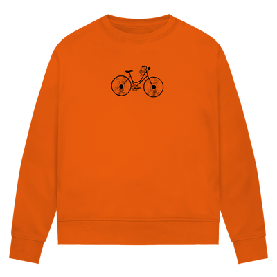 Damen Premium Bio Sweatshirt Viny Ride - ZweiRadZauber