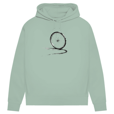Damen Premium Bio Hoodie Im Schwung - ZweiRadZauber