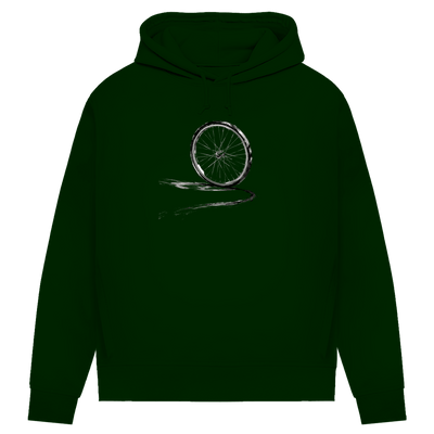 Damen Premium Bio Hoodie Im Schwung - ZweiRadZauber