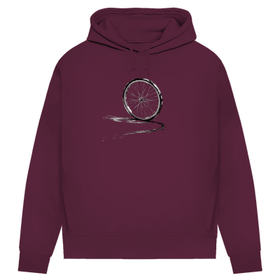 Damen Premium Bio Hoodie Im Schwung - ZweiRadZauber