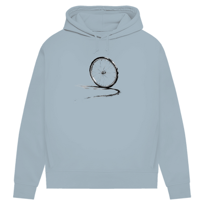 Damen Premium Bio Hoodie Im Schwung - ZweiRadZauber