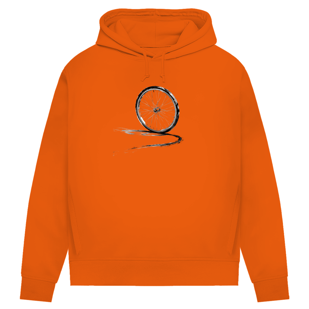 Damen Premium Bio Hoodie Im Schwung - ZweiRadZauber