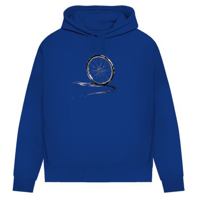 Damen Premium Bio Hoodie Im Schwung - ZweiRadZauber