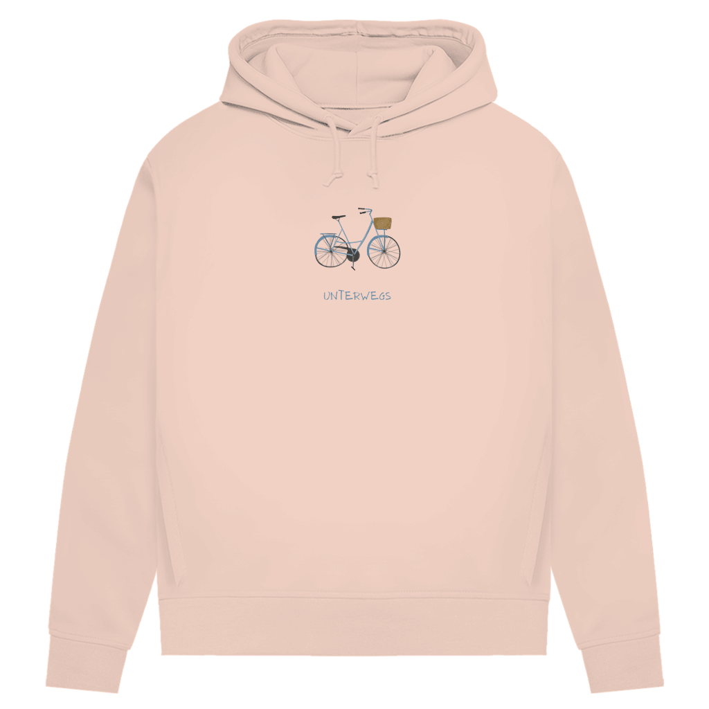 Damen Premium Bio Hoodie Unterwegs - ZweiRadZauber